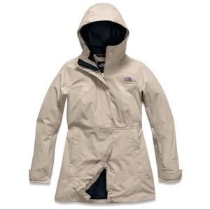 The North Face Women’s City Midi Trench Coat Jacket Medium Tan